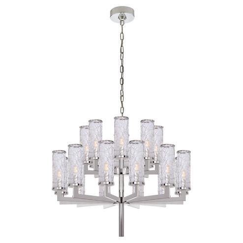 Liaison 20 Light Chandelier in Polished Nickel (268|KW5201PNCRG)