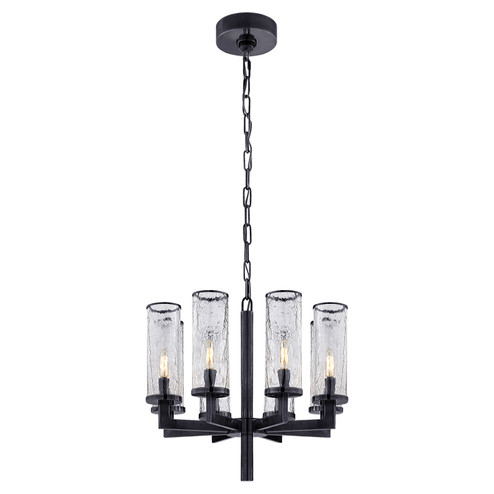 Liaison Eight Light Chandelier in Bronze (268|KW5200BZCRG)