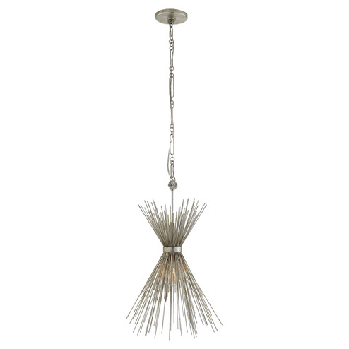 Strada One Light Chandelier in Burnished Silver Leaf (268|KW5077BSL)