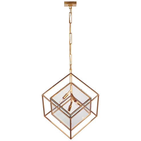Cubed LED Pendant in Gild (268|KW5024GCG)