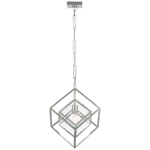 Cubed LED Pendant in Polished Nickel (268|KW5023PNCG)