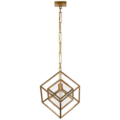 Cubed LED Pendant in Gild (268|KW5023GCG)