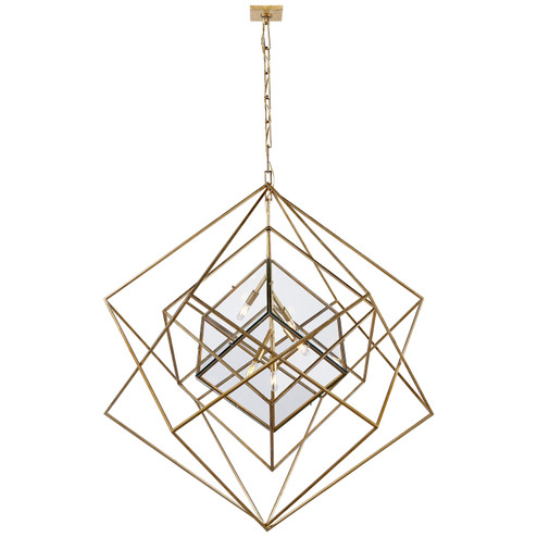 Cubist Five Light Chandelier in Gild (268|KW5022GCG)