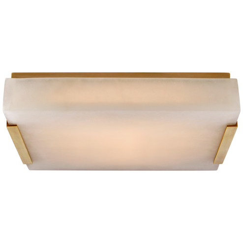 Covet LED Flush Mount in Antique-Burnished Brass (268|KW4113ABALB)