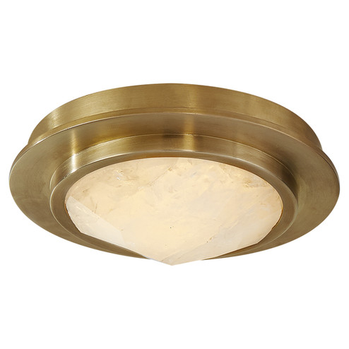 Halcyon LED Flush Mount in Antique-Burnished Brass (268|KW4093ABQ) Halcyon LED Flush Mount in Antique-Burnished Brass (268|KW4093ABQ)