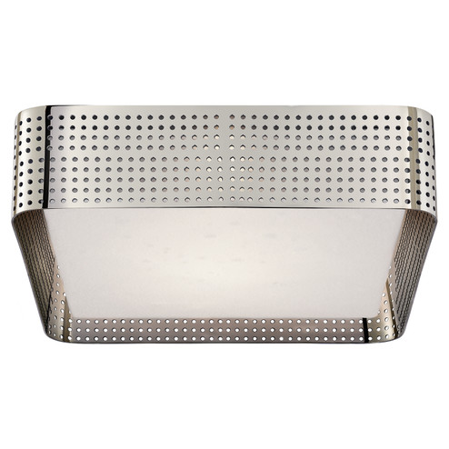 Precision Two Light Flush Mount in Polished Nickel (268|KW4061PNCDG)