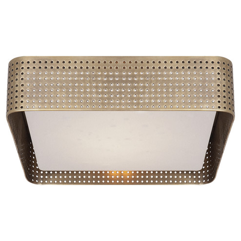 Precision Two Light Flush Mount in Antique-Burnished Brass (268|KW4061ABCDG)