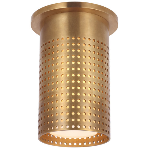 Precision LED Flush Mount in Antique-Burnished Brass (268|KW4053ABWG)