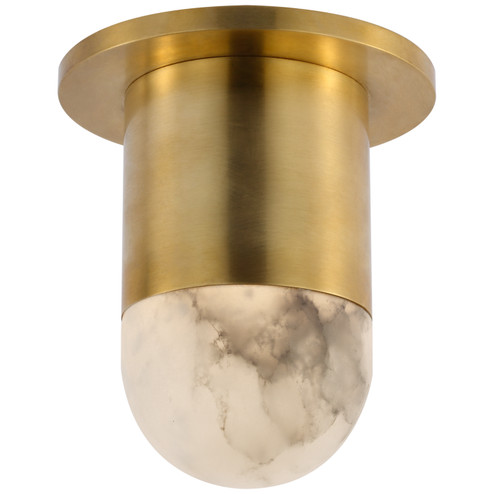 Melange LED Flush Mount in Antique-Burnished Brass (268|KW4018ABALB)