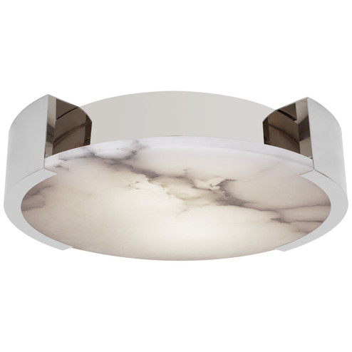 Melange LED Flush Mount in Polished Nickel (268|KW4016PNALB)