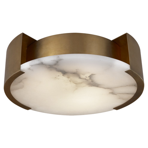 Melange LED Flush Mount in Antique-Burnished Brass (268|KW4012AB)