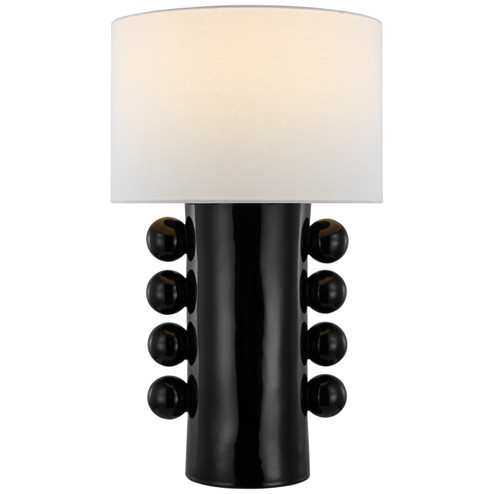 Tiglia LED Table Lamp in Black (268|KW3687BLKL)