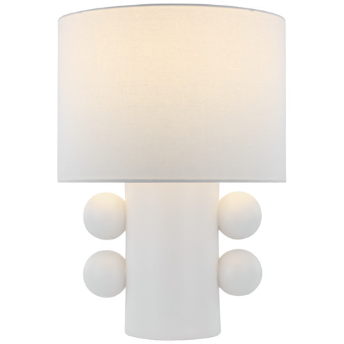 Tiglia LED Table Lamp in Plaster White (268|KW3686PWL)