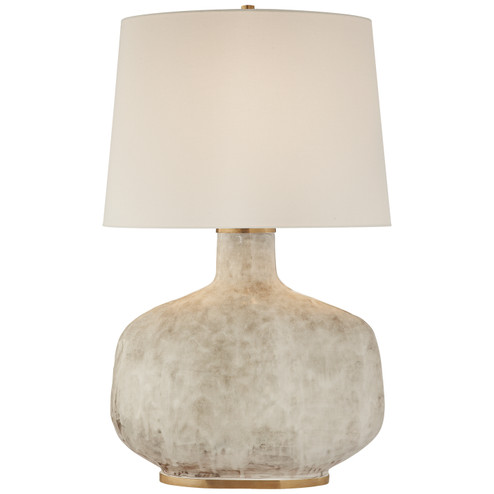 Beton One Light Table Lamp in Antiqued White Ceramic (268|KW3614AWCL)