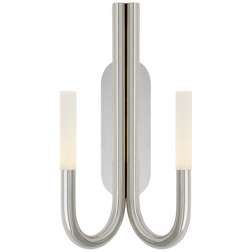 Rousseau LED Wall Sconce in Polished Nickel (268|KW2283PNEC)