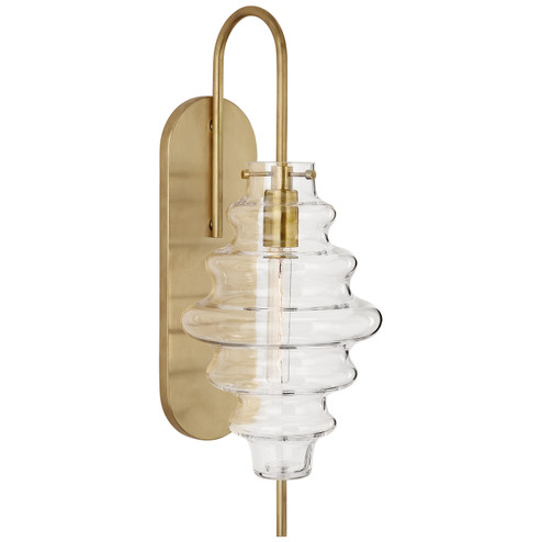 Tableau One Light Wall Sconce in Antique-Burnished Brass (268|KW2270ABCG)