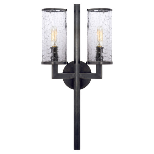 Liaison Two Light Wall Sconce in Bronze (268|KW2201BZCRG)