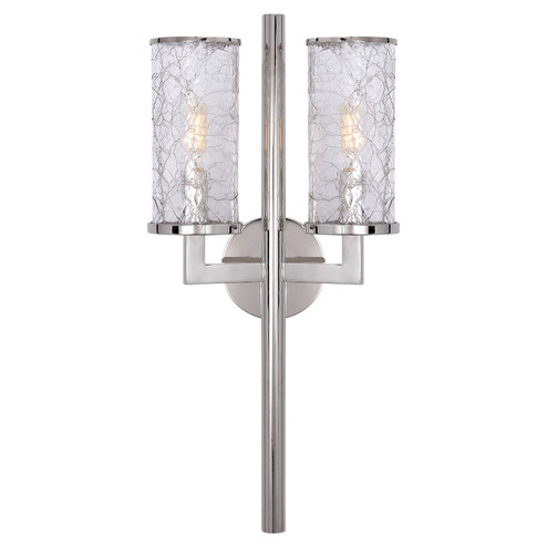 Liaison Two Light Wall Sconce in Antique-Burnished Brass (268|KW2201AB)