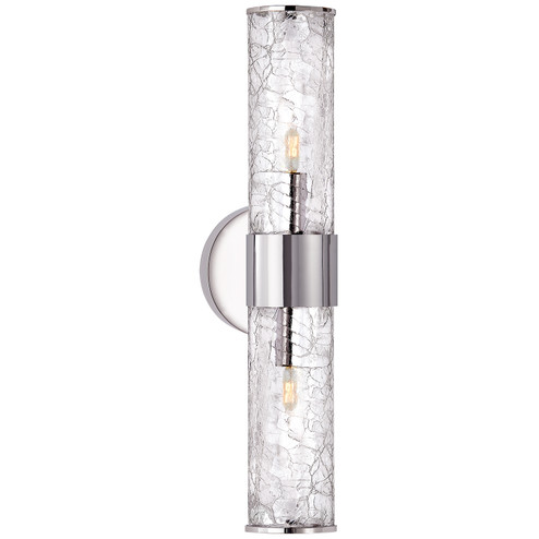 Liaison Two Light Wall Sconce in Polished Nickel (268|KW2118PNCRG)