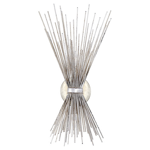 Strada Two Light Wall Sconce in Burnished Silver Leaf (268|KW2070BSL)