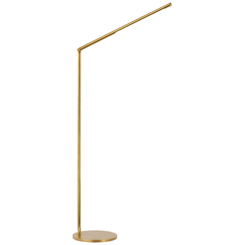 Cona LED Floor Lamp in Antique-Burnished Brass (268|KW1415AB)