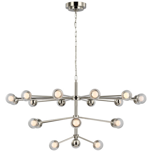 Alloway LED Chandelier in Polished Nickel (268|KS5235PNCG)
