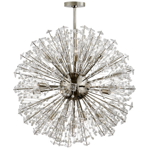 Dickinson 21 Light Chandelier in Polished Nickel (268|KS5006PNCG)