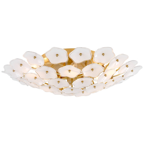 Leighton LED Flush Mount in Soft Brass (268|KS4066SBCRE)