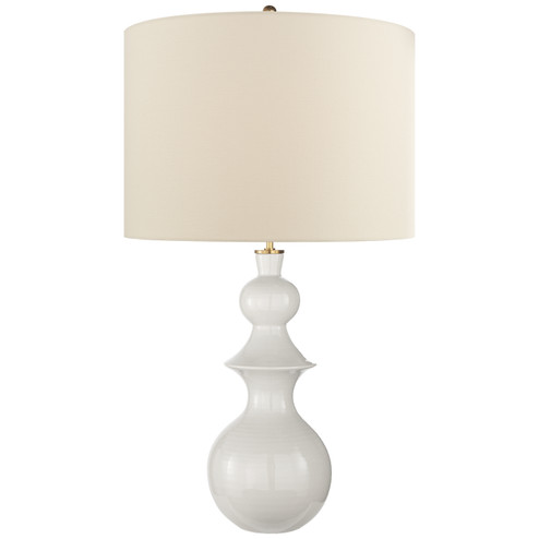 Saxon One Light Table Lamp in New White (268|KS3617NWTL)