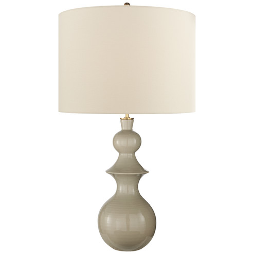 Saxon One Light Table Lamp in Dove Grey (268|KS3617DVGL)