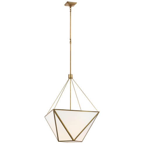 Lorino LED Lantern in Hand-Rubbed Antique Brass (268|JN5241HABWG)