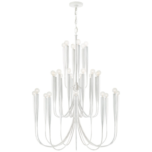 Acadia 30 Light Chandelier in Plaster White (268|JN5072PW)