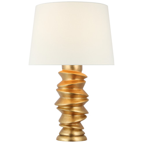 Karissa LED Table Lamp in Antique Gold Leaf (268|JN3005AGLL)