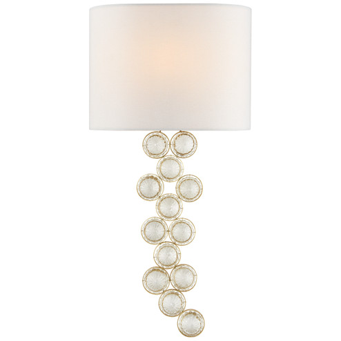 Milazzo One Light Wall Sconce in Gild and Crystal (268|JN2201GCGL)