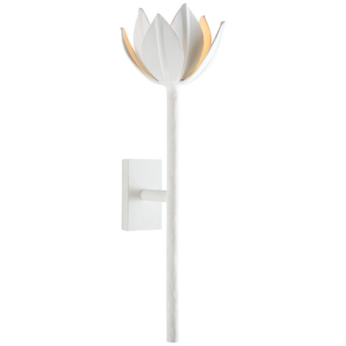 Alberto One Light Wall Sconce in Plaster White (268|JN2002PW)
