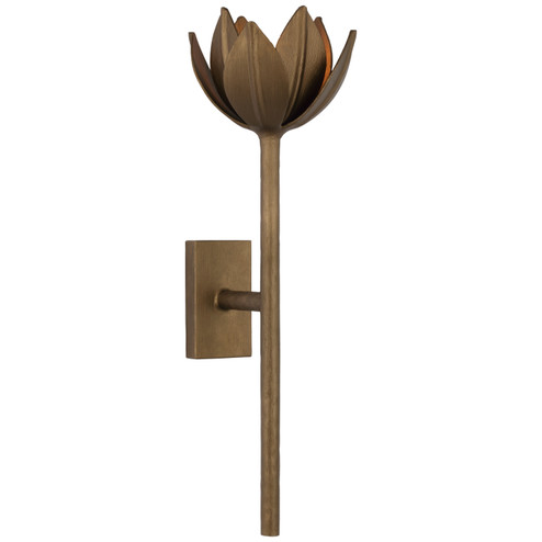 Alberto One Light Wall Sconce in Antique Bronze Leaf (268|JN2002ABL)