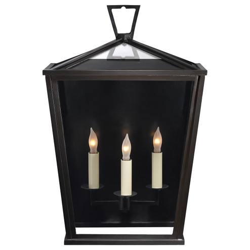 Darlana Outdoor Three Light Wall Lantern in Bronze (268|CHO2084BZ)