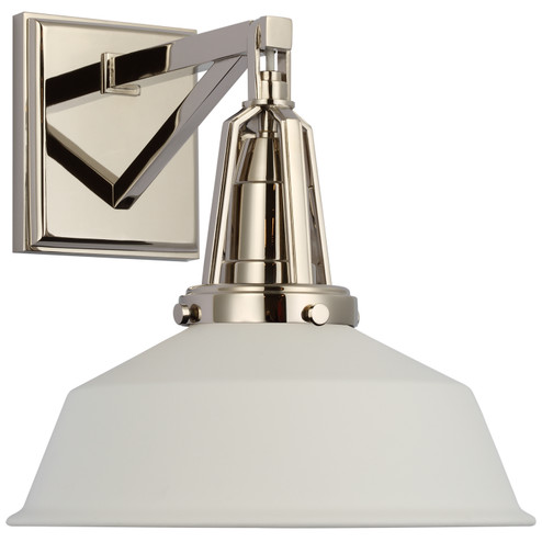 Layton LED Wall Sconce in Polished Nickel (268|CHD2455PNWHT)