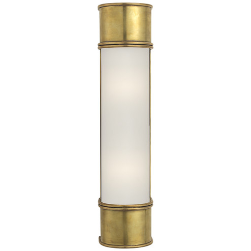 Oxford Two Light Bath Sconce in Antique-Burnished Brass (268|CHD1552ABFG)