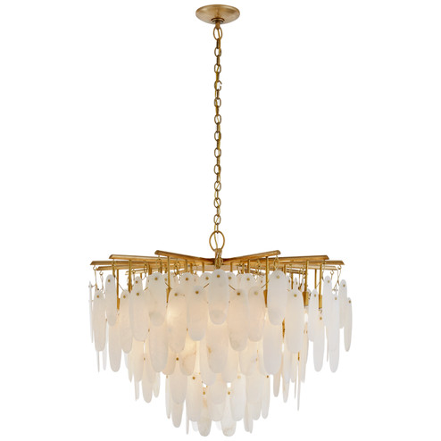Cora LED Chandelier in Antique-Burnished Brass (268|CHC5911ABALB)
