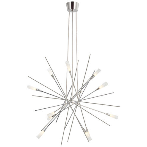 Stellar LED Chandelier in Polished Nickel (268|CHC5600PN)