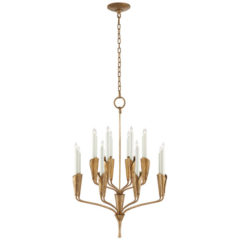 Aiden 16 Light Chandelier in Gilded Iron (268|CHC5501GI)