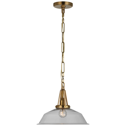 Layton LED Pendant in Antique-Burnished Brass (268|CHC5461ABCG)