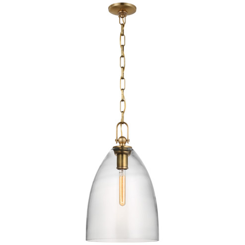 Andros LED Pendant in Antique-Burnished Brass (268|CHC5426ABCG)