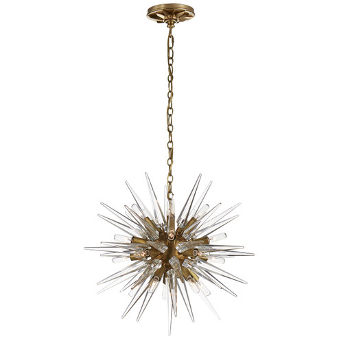 Quincy 20 Light Chandelier in Antique-Burnished Brass (268|CHC5286ABCA)