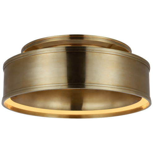 Connery LED Flush Mount in Antique-Burnished Brass (268|CHC4612AB)