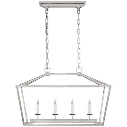 Darlana Four Light Lantern in Polished Nickel (268|CHC2168PN)