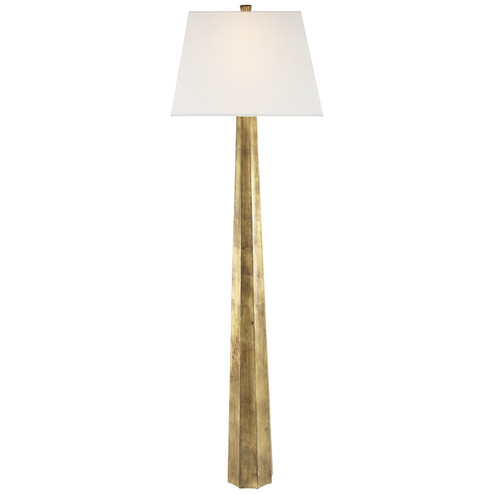 Fluted Spire One Light Floor Lamp in Gilded Iron (268|CHA9461GIL)