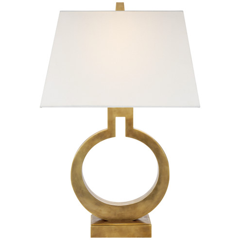 Ring One Light Table Lamp in Antique-Burnished Brass (268|CHA8969ABL)
