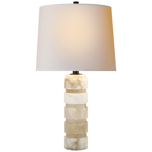 Chunky One Light Table Lamp in Alabaster (268|CHA8945ALBNP)